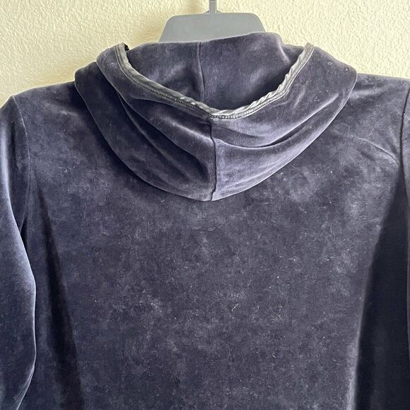 IZOD  Movement  Size 1X Velour Hoodie  Full-Zip Jacket Kangaroo Pockets - Picture 4 of 10